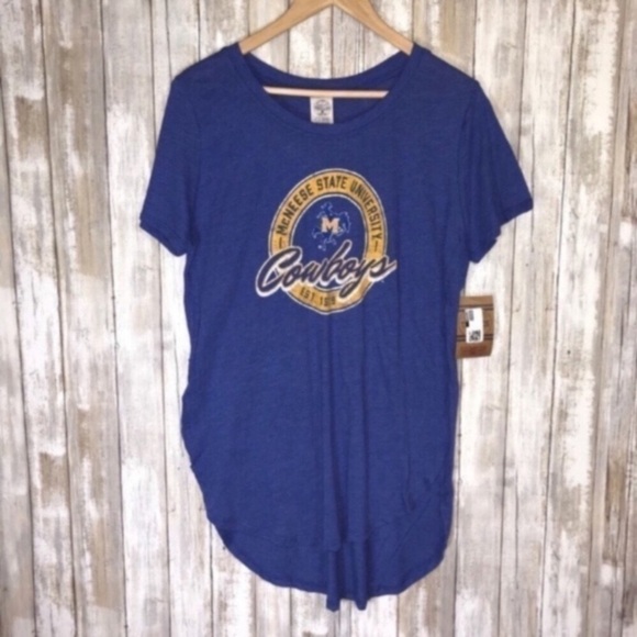 NCAA Tops - NWT Mcneese Cowboys High Low Tee